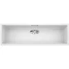 Image de BLANCO SUBLINE 700-U   Évier de Cuisine en Granit pour Meubles Bas de 80 cm de Large   Sous Plan   SILGRANIT   Blanc   523446