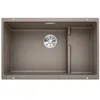 Image de BLANCO SUBLINE 700-U Level   Évier de Cuisine Sous Plan en Granit pour Meubles Bas de 80 cm de Large   SILGRANIT   Marron   523459