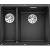 Image de BLANCO SUBLINE 340/160-U   Évier de Cuisine Double Sous Plan pour Meubles Bas de 60 cm de Large   SILGRANIT   Gris   523558