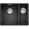 Image de BLANCO SUBLINE 340/160-F   Évier de Cuisine Double Affleurant Pour Meubles Bas de 60 cm de Large   SILGRANIT   Gris   523568