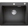 Image de BLANCO PLEON 6 | Évier en granit SILGRANIT anthracite | Type de montage : montage par le haut | Pour armoires inférieures de 60 cm de large | Volume maximal grâce à un bac particulièrement profond