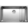 Image de BLANCO ETAGON 700-IF   Évier de Cuisine en Inox pour Meubles Bas de 80 cm de Large   Avec Fond Plat IF   Inox Finition Satinée   524272