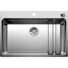 Image de BLANCO ETAGON 700-IF/A   Évier de Cuisine en Inox pour Meubles Bas de 80 cm de Large   Avec Fond Plat IF et Plage de Robinetterie   Inox Finition Satinée   524274