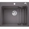 Image de BLANCO ETAGON 6   Évier de Cuisine en Granit pour Meubles Bas de 60 cm de Large   SILGRANIT   Gris   524530