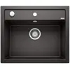 Image de BLANCO DALAGO 6 - Évier au design moderne pour meuble bas de 60 cm de large - En silgranite au toucher pierre - Noir - 525873