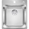 Image de Blanco 526119 | Évier de cuisine en acier inoxydable SOLIS 400-IF/A | Couleur/Finition : acier brossé