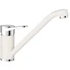 Image de BLANCO WEGA II Robinet de cuisine en silgranitblanc/chromé Haute pression Clapet anti-retour Cartouche en céramique Qualité d'eau garantie et économie d'eau