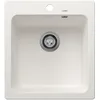 Image de BLANCO NAYA 45 | Évier en granit blanc en SILGRANIT | Type de montage : montage par le haut | Pour armoires inférieures de 45 cm de large | Grand volume de bassin pour une utilisation optimale |