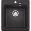 Image de BLANCO NAYA 45 | Évier en granit anthracite | Type de montage : montage par le haut | Pour armoires inférieures de 45 cm de large | Grand volume de bassin pour une utilisation optimale | Surface
