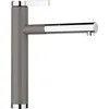 Image de BLANCO LINEE-S Gris volcanique/chromé | Haute pression | Avec tuyau extractible | Clapet anti-retour | Cartouche en céramique | Qualité de l'eau sûre et économie d'eau