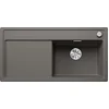 Image de BLANCO Zenar XL 6 S-F 527375, Silgranit Gris volcanique, bac droit, avec commande de vidange, sans accessoires