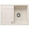 Image de BLANCO ZIA 45 S Compact SILGRANIT Meuble de 45 cm à encastrer par le haut réversible avec commande de vidange Blanc