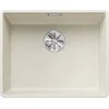 Image de BLANCO SUBLINE 500-F | Évier en granit en Silgranit blanc doux | Type de montage : affleurant | Pour armoires inférieures de 60 cm de large | Grand volume de bassin pour une utilisation optimale |