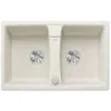 Image de BLANCO Lexa 8 527096 Silgranit Réversible avec commande d'évacuation Blanc
