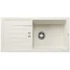 Image de BLANCO FAVUM XL 6 S | Silgranit blanc doux | Type de montage : montage par le haut | réversible | Sans commande de vidage | Meuble bas de 60 cm | Grand bac | Surface facile à nettoyer