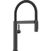Image de BLANCO CULINA-S II Mini robinet de cuisine, noir mat, haute pression, avec tuyau extractible, passage du jet clair en douche, cartouche en céramique, qualité de l'eau sûre et économie d'eau