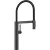 Image de BLANCO CULINA-S II Robinet de cuisine, haute pression, avec tuyau extractible, changement de jet clair en jet de douche, clapet anti-retour, économe en eau, 10,5 x 26 x 56,8 cm, noir mat