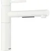 Image de BLANCO ALTA-S II Robinet de cuisine en silgranit haute pression avec tuyau extractible Clapet anti-retour Cartouche en céramique Qualité d'eau garantie et économie d'eau