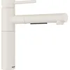 Image de BLANCO ALTA-S II Robinet de cuisine en blanc doux, haute pression, avec tuyau extractible, clapet anti-retour, cartouche en céramique, qualité de l'eau garantie et économie d'eau