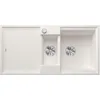 Image de BLANCO ADIRA 6 S SILGRANIT Blanc Type de montage : encastrement par le haut, réversible, avec commande de ventilation, avec accessoires, meuble bas de 60 cm, grand bac et surface facile à nettoyer