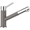 Image de BLANCO Kano-S Gris volcanique/chrome | Basse pression | Avec tuyau extractible | Clapet anti-retour | Cartouche en céramique | Qualité de l'eau sûre et économie d'eau