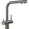 Image de BLANCO Fontas-S II Filtre satiné acier foncé | Haute pression | Avec tuyau extractible | Clapet anti-retour | Cartouche en céramique | Qualité de l'eau sûre et économie d'eau | Le filtre est encore