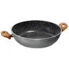 Image de STONELINE Back to Nature Poêle à Servir 28 cm, Made in Germany, cuire Sans Huile ni Graisse, Revêtement Antiadhésif avec de vraies particules de pierre, adaptée à l'Induction et au Four