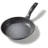 Image de STONELINE Poêle à Frire 24 cm, Revêtement Antiadhésif avec de vraies particules de pierre, adaptée à l'Induction, Cuire sans Huile ni Graisse