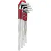 Image de Set de 9 clés hexagonales AMF 6KT SW1,5-10mm extra long porte-clefs i.Ku.