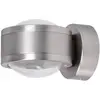 Image de Megatron Due Punto applique murale LED, titane