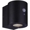 Image de Megatron Loky MT70017 Projecteur mural solaire avec détecteur de mouvement 1 W LED Noir