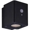 Image de Megatron Loky MT70018 Projecteur mural solaire avec détecteur de mouvement 1 W LED Noir