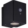 Image de Applique murale solaire LED Megatron Loky, capteur, angulaire