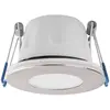 Image de spot encastré LED MEGAMAN Tego Slim, 2 800 K, nickel, IP65