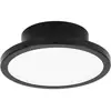Image de LIGHTME Plafonnier LED Aqua Ø 14,7cm noir