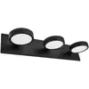 Image de LIGHTME applique miroir LED Aqua down x3 noire