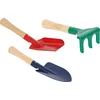 Image de Small Foot 1114 Ensemble de bac à Sable en Bois et métal avec Pelle et râteau pour Enfants à partir de 3 Ans