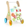 Image de small foot Chariot de marche Multicolore, en bois, jouet de motricité multifonctionnel, avec roues recouvertes de caoutchouc, dès 1 an, 10745, petit