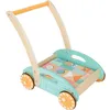 Image de Chariot de marche en bois 34 Cubes Pastel Small foot by Legler® -