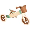 Image de Small Foot Draisienne et Tricycle Maxi Caramel, en Bois et réglable en Hauteur, dès 12 Mois, 12498, Marron