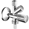 Image de Robinet d'angle combiné Schell QUICK COMFORT pour 1/2 adaptateur de prise chromé