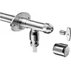 Image de Kit de robinetterie murale extérieure Schell POLAR II antigel avec aérateur de tuyau, chromé mat