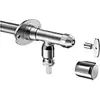Image de Kit de robinetterie murale extérieure Schell POLAR II Set antigel sans diffuseur tubulaire, chromé mat