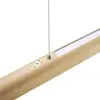 Image de HerzBlut Arco LED Suspension chêne cendré Natur 130cm