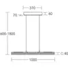 Image de HerzBlut Suspension LED Hermann, chêne huilé, up/down