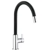 Image de Kludi 468518778 Bingo Star XS Robinet d'évier de Cuisine, Chrome/Noir Mat