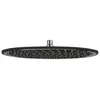 Image de KLUDI A-QA 6433087-00 Pommeau de douche rond Noir/chromé 30 cm
