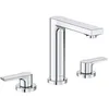 Image de Kludi Waschtischarmatur ZENTA SL Dreiloch DN 15 chr 1 pièces