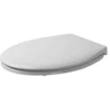 Image de Duravit WC-Sitz Duraplus Bambi sans abaissement, charnières inox, blanc