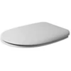 Image de Duravit Abattant WC Duraplus sans abaissement, charnières plastique, blanc